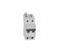 Legrand Disjoncteur bipolaire DX3 407787 - 32 A 2P Courbe C 6/10 kA À vis 2 mod