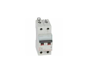 407788 Disjoncteur Bipolaire 40a - 2p Courbe C - 6/10ka - à Vis - Legrand Dx3