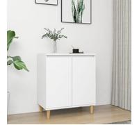 407MONDIAL Buffet avec pieds en bois massif Blanc 60x35x70 cm Aggloméré BEST MOBILIER NOUVEAU 2021 -PRODUIT Armoire Buffet Bas Scand