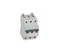 408059 Disjoncteur tripolaire 16A - 3P Courbe D - 6/10kA - À vis - Legrand DX3