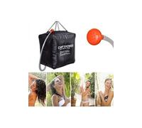 40L Douche chaude solaire portable Sac d'eau de baignade en plein air Camping Randonnée