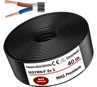 40m de câble souple en caoutchouc Câble de chantier H07RN-F 2x1 Flexible pour appareils
