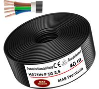 40m de câble souple en caoutchouc Câble de chantier H07RN-F 5G2,5 Flexible pour appareils
