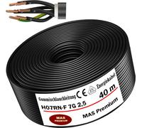 40m de câble souple en caoutchouc Câble de chantier H07RN-F 7G2,5 Flexible pour appareils