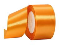 40mm Orange Rubans pour emballage cadeau 22 mètres Rubans Satin, Orange Satin Ruban Roll pour Polyester Ruban pour Bouquet de Fleurs,Couture,Nœuds,Gâteau,Décorations de Mariage Satins Décor