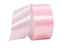 40mm Rose Rubans pour emballage cadeau 22 mètres Rubans Satin, Rose Satin Ruban Roll pour Polyester Ruban pour Bouquet de Fleurs,Couture,Nœuds,Gâteau,Décorations de Mariage Satins Décor