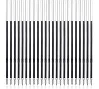 40pcs Recharge de Stylo Rétractables,0,7mm Remplacement Recharges,Recharge Stylo Bille,Recharges de Stylo à Bille Gel,Cartouche