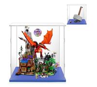 40x35x50 Vitrine pour Lego Donjon et Dragon 21348,Marteau de Thor 76209