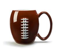 40YARDS Tasse Football Américain | Mug Céramique 600 ml | Couture en Relief | Mug ballon avec anse et coutures tactiles | Café, thé, chocolat chaud et boissons froides | Décoration et cadeau pour fans