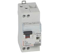LEGRAND 410706 DISJONCTEUR DIFFERENTIEL 2 PÔLES 20A 30mA TYPE AC, 20AMPERES DX3