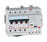 Legrand Disjoncteur différentiel monobloc DX³6000 10kA 4P 63A 400V 30mA type AC