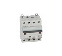 411205 Legrand Disjoncteur différentiel tétrapolaire 16A 300mA type AC - DX³6000 10kA 4P
