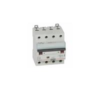 411208 Legrand Disjoncteur différentiel tétrapolaire 32A 300mA type AC - DX³6000 10kA 4P