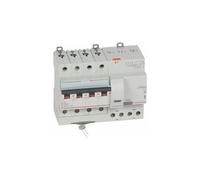 Legrand Disjoncteur différentiel tétrapolaire DX³6000 411210 50 A 300 mA type AC 10 kA 4P