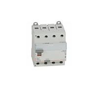 411661 Legrand Interrupteur différentiel tétrapolaire 40A type AC 30mA - 4 modules - Bornes alignées