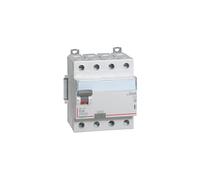 Legrand Interrupteur différentiel DX³-ID 4P 400V 63A AC 30mA arrivée haute/départ bas à vis 4 mod