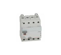 411665 Legrand Interrupteur différentiel tétrapolaire 40A type AC 300mA - 4 modules - Bornes alignées