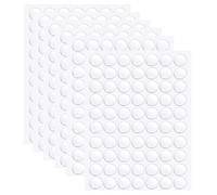 420 Pastilles Adhesives Nano Double Face Extra Fort 10mm Transparent Rond | Adhesif amovible decoration murale, fixation sans trace, autocollante puissante, bureau maison, 3 packs, accroche mural