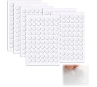 420Pcs Ruban Double Face, Pastille Double Face, Pate A Fixe Sans Trace Mural, Double Face Transparents Amovibles Pour Décorati[R582]