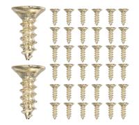 4250 Pièces Mini Vis Autotaraudeuses Cruciformes | Finition Patinée Vintage, Montage Affleurant Sécurisé, pour Restauration de Quincaillerie, Portes et Charnières de Placard