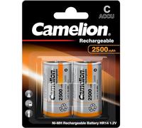 [4260033151551] Camelion Blister de 2 piles rechargeables HR14/C/Baby 2500mAh...
