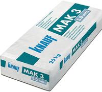 42x KNAUF Mak3 3 mm blanc 25kg Enduit à griffes en deux couches