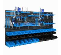 43 bacs gerbables étagère murale plastique 154 x 78 cm porte-outils atelier garage système de stockage bacs à bec Schütte