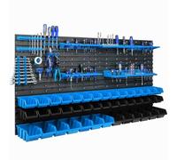 43 bacs gerbables étagère murale plastique 154 x 78 cm porte-outils atelier garage système de stockage bacs à bec Schütte