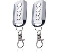 433 MHz Télécommande Portail, 4 Canaux Telecommande Porte De Garage Compatible avec Avidsen 104257,114253,104250, 104251 (2PCS)