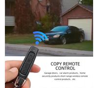 433MHz clonage télécommande RF Clone copie télécommande porte de Garage ouvre-porte télécommande duplicateur de clé pour la sécurité de la maison 3PCS Black