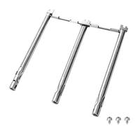45.7cm Tubes de brûleur pour Weber Spirit 300 Series E310 S310 E320 S320 69787 Pièces de Rechange pour Weber E330 S330 SP-330, Spirit II 310 (avec Bouton Avant) Brûleurs à gaz en Acier Inoxydable