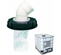45°Filtre Cuve 1000L, avec Filtre en Nylon Lavable, pour Raccord Cuve 1000 litres, Filtre À Couvercle IBC Accessoires de Réser