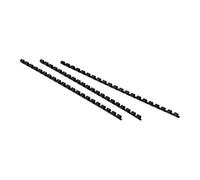 - 45 mm - 21 anneaux - A4 (210 x 297 mm) - 410 feuilles - noir - 50 unités peigne de reliure en plastique - pour Fellowes Galaxy 500, Galaxy E 500,