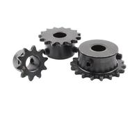 45 Pignon à rouleaux en acier 04C Pignon d'entraînement 9-30T | Plusieurs tailles 9-30 dents, alésage 5-15 mm : transmission for fraiseuse et perceuse.(28Teeth hole15)