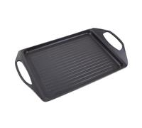 45 x 27cm plaque de grill - Aluminium fondu - Intérieur de Whitford en noir et extérieur en noir - résistant régulièrement avec point d'induction