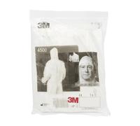 3M Combinaison de protection 4500 – Catégorie 1 – Usage unique – Polypropylène – Blanc – XXL