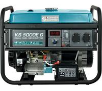 4500 W Générateur de gaz et d'essence Groupe électrogène KS 5000E G 2x16A