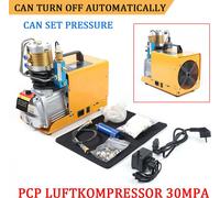 4500PSI Pompe à air électrique haute pression Pompe à air haute pression Compresseur d'air PCP 300bar Compresseur d'air PCP Arrêt automatique 1800W
