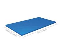 (45012)NEUF""Bestway Couverture de piscine Flowclear 304x205x66cm - tapis/Protection de piscine,élégante,léger, résistant