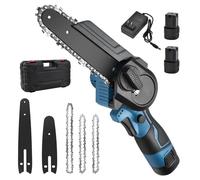 450W 12m/s Mini Tronçonneuse Sans Balais 6-8 Pouces Makita 18V Sans Batterie 4 Chaînes 1 2kg Sécurité Élagage Jardin Coupe Bois