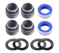 4560 Kit de conversion d'adaptateur de tuyau de piscine - Connecteur d'entrée de 40 mm vers 3,8 cm pour pompes hors sol Intex - Pièces filtrantes en plastique gris avec courroies - Pour une