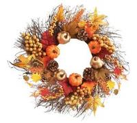 45Cm Feuille D'Érable D'Automne de Citrouille Couronne Har-Gilet Thanksgiving Halloween Bricolage Décor JJZS261 G