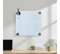 45CM Tableau magnétique en verre Tableau blanc en verre Tableau magnétique Mur d'affichage blanc