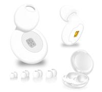 45dB Bouchon D'Oreille Pour Dormir - Réduction De Bruit Haute Performance, Réutilisables, En Silicone Souple - Conçus Pour Les Personnes Sensibles Au Bruit Et En Quête De Tranquillité (Blanc)