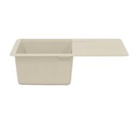 [46333]Évier Beige 670x460 mm 80% Quartz et 20% Résine,Poids:11.68 Kg