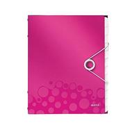 [46340023] LEITZ Trieur WOW Polypro A4 12 compartiments Rose métallisé