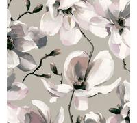 47466 - Papier Peint Galerie Fleur Cerisier Gris Beige Blanc