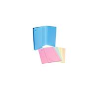 47970E fichier Carton Bleu, Vert, Orange, Rose, Jaune A4