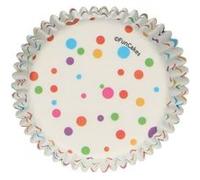 48 caissettes à cupcakes confettis - cakesupplies f84230 Multicolore G