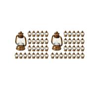 48 Pcs ou Électronique Bougie Lanterne Lumière Sans Flamme LED Lampe à Huile Bougie Suspendue Lanterne de Noël Maison Déco
